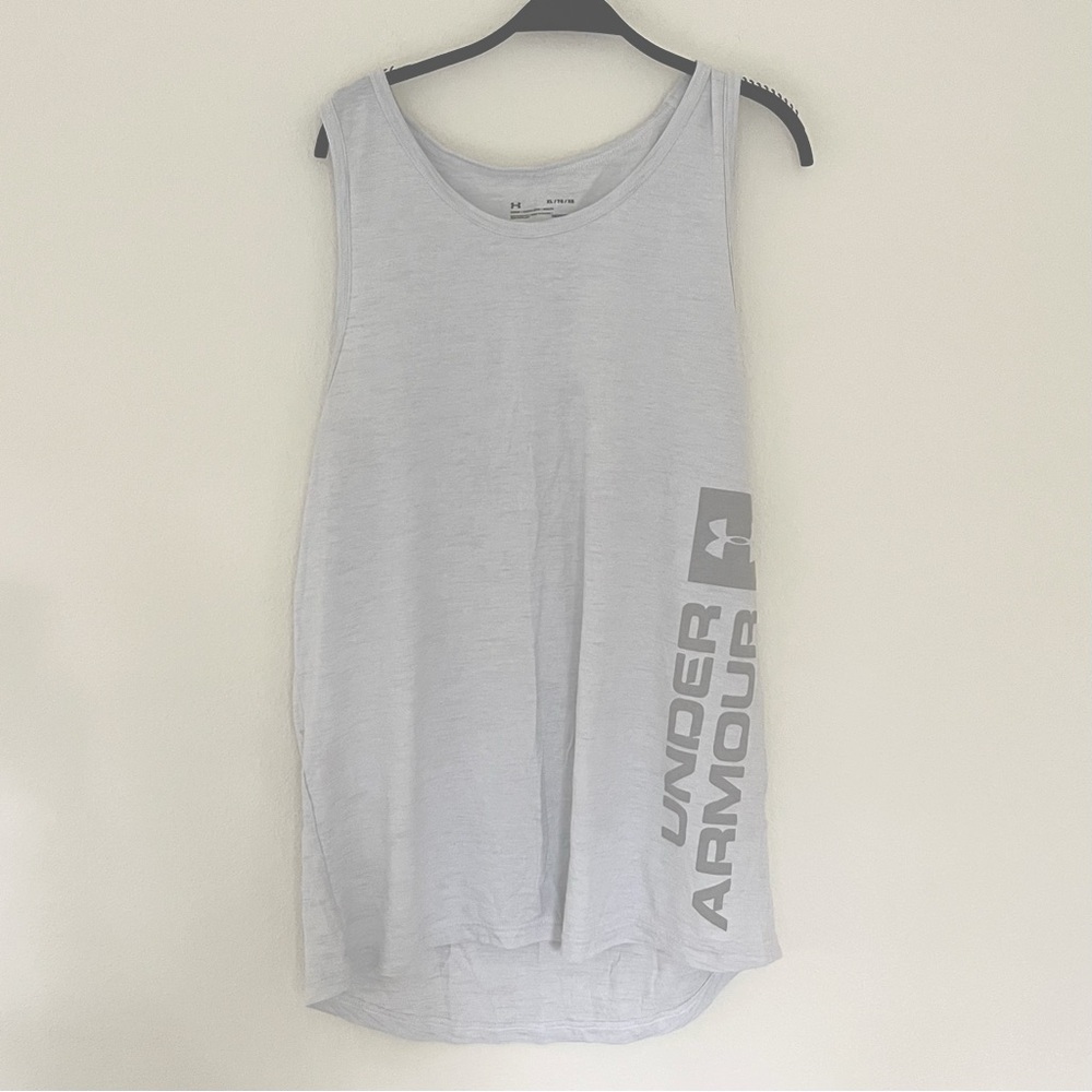 Under Armour Men’s Light Gray Muscle Tank Top